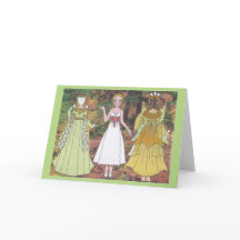 Lily joue un elfe de bois et une carte de voeux de