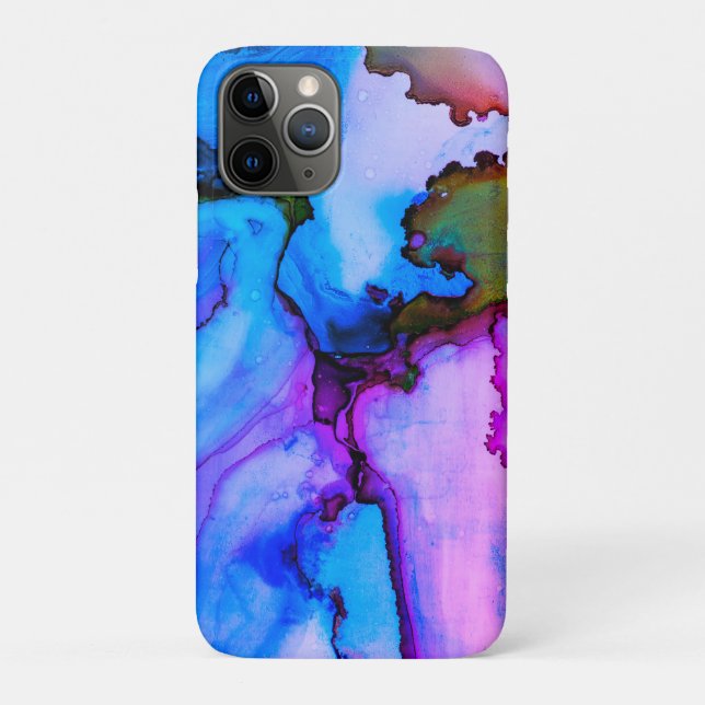 Lily Lake Abstract Watercolor Case-Mate iPhone Case (Back)
