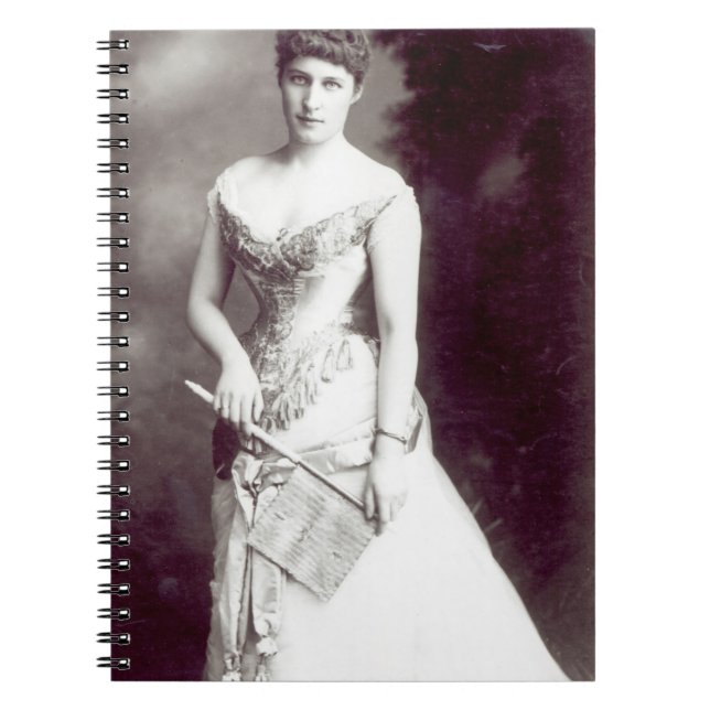 Lily Langtry (1853-1929) performing at the Haymark Notebook (Front)