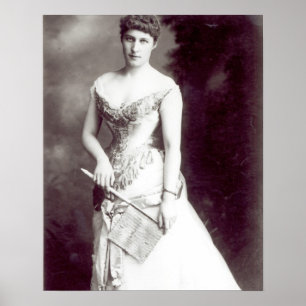 Lily Langtry (1853-1929) performing at the Haymark Poster