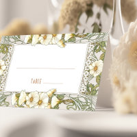 Lily Nom Cartes Mariage Table Vintage Art Nouveau