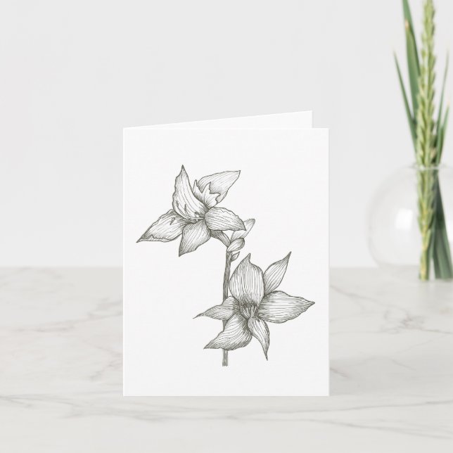 Lily Note Card (Front)