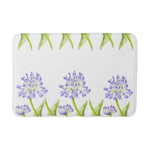 Lily of the Nile on a Bath Mat