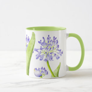 Lily of the Nile on a Combo Mug - (VII)