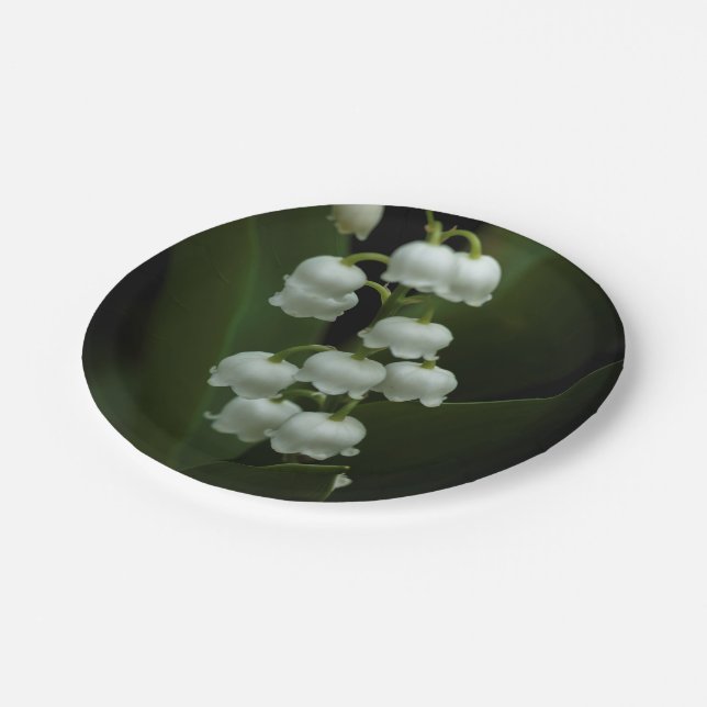 Lily of the Valley-0308 Paper Plate (Angled)