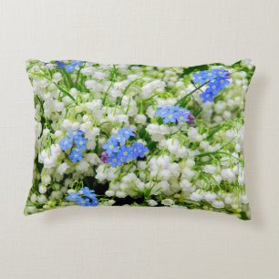 Lily of the valley accent pillow