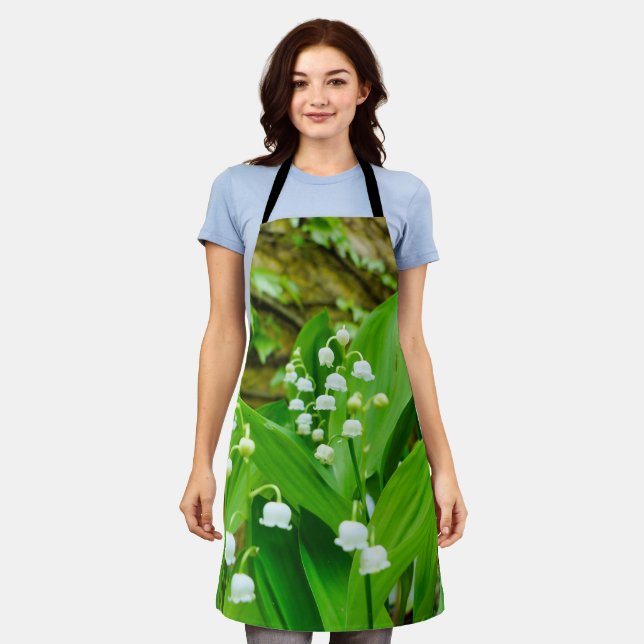 Lily of the Valley All Over Print Apron (Worn)