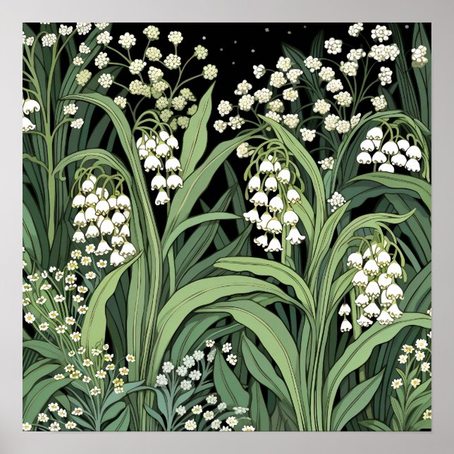 Lily of the Valley Art Print (Front)