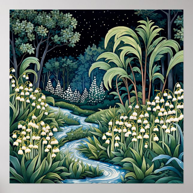 Lily of the Valley Art Print (Front)