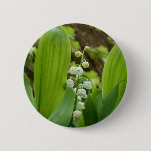 Lily of the Valley Badge 2 Inch Round Button