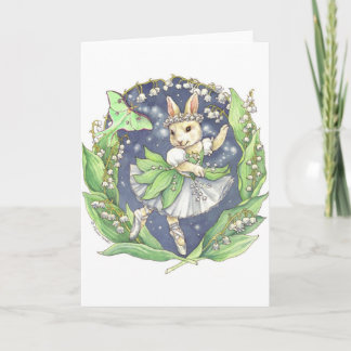 Lily of the Valley blank card