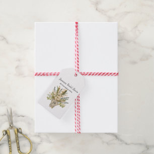 Lily Of The Valley Bouquet Bridal Shower  Gift Tags