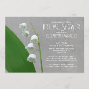 Lily of the Valley Bridal Shower Invitations