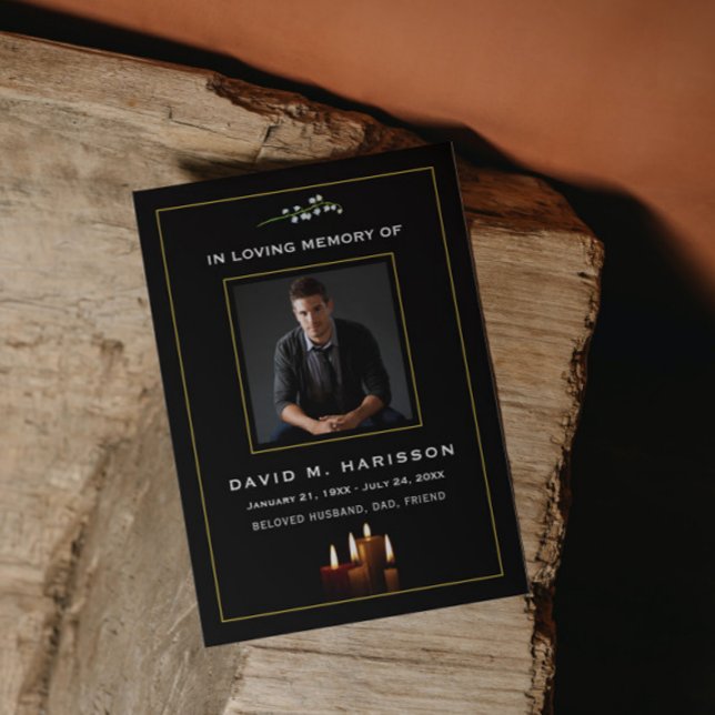 Lily of the Valley Custom Photo Funeral Sympathy (Creator Uploaded)