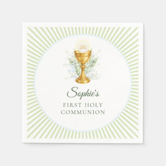 Lily of the Valley First Holy Communion Napkin