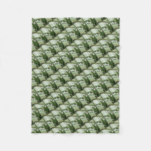 LILY OF THE VALLEY FLEECE BLANKET