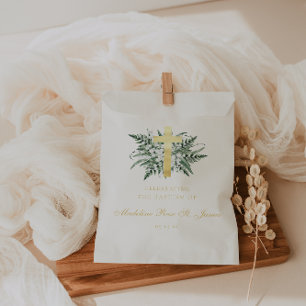 Lily of The Valley Floral Baptism Christening Favour Bag