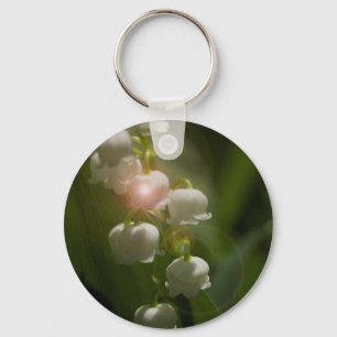 Lily Of The Valley Floral Keychain