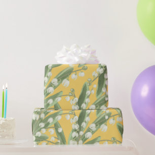 Lily of the valley Floral  Wrapping Paper