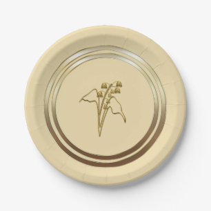 Lily of the valley Flower   Paper Plate