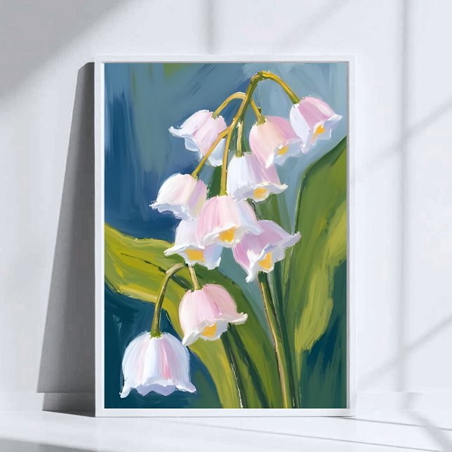 Lily of the Valley | Flower Watercolor Painted Poster (Creator Uploaded)
