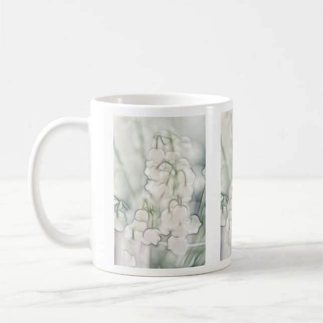 Lily of the Valley Flowers Coffee Mug (Left)