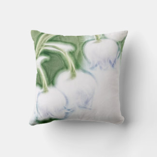 Lily of the Valley Flowers Throw Pillow