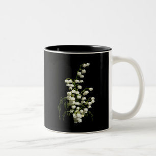 Lily of the Valley flowers Two-Tone Coffee Mug