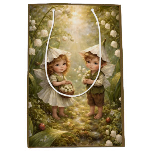 Lily of the Valley Forest Fairies Medium Gift Bag
