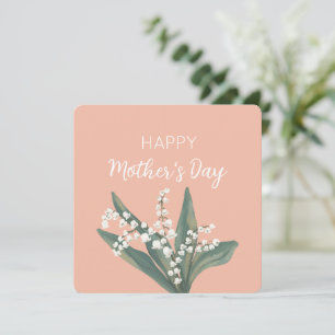 Lily of the Valley Happy Mother's Day Holiday Card