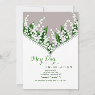 Lily of the Valley Invitation