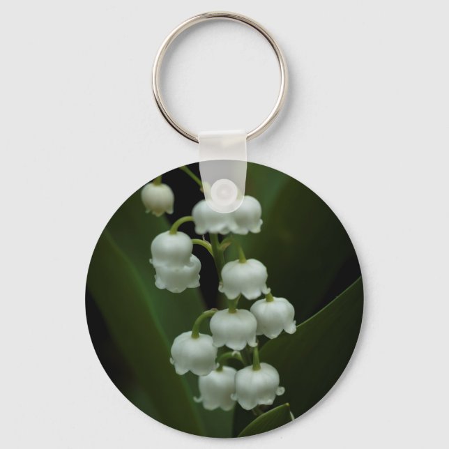 Lily of the Valley Keychain (Front)