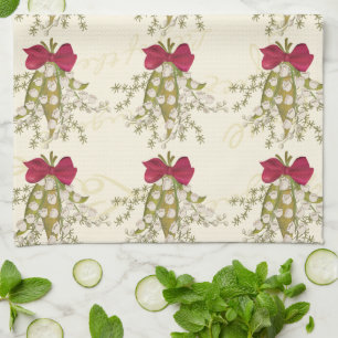 Lily of the Valley Kitchen Towel