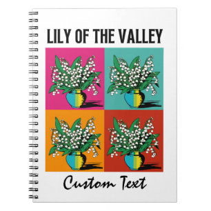 Lily of the Valley May Birth Month Flower Gardener Notebook
