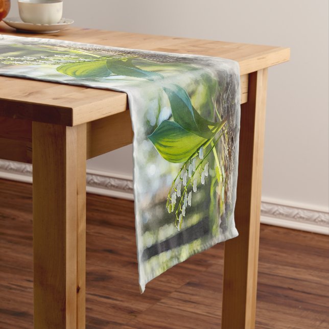 Lily of the valley National Flower Finland |  Long Table Runner (In Situ)