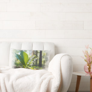 Lily of the valley National Flower Finland Lumbar Pillow