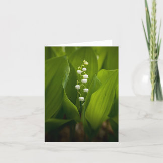 Lily of the Valley Note Card
