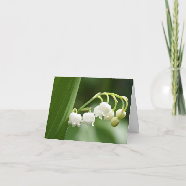 Lily of the Valley Note Cards (Front)