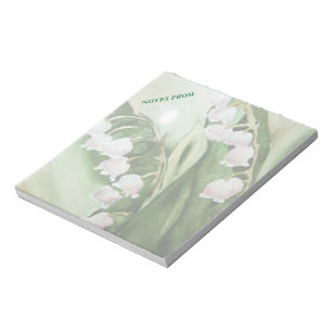 LILY OF THE VALLEY NOTEPAD