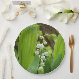 Lily of the Valley Paper Plate