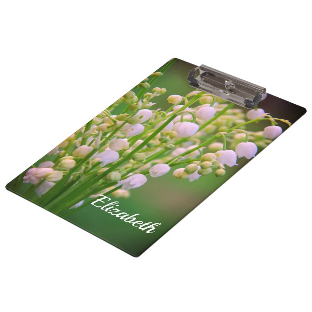 Lily of the valley,Personalize Clipboard (Angled)
