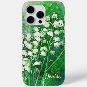 Lily of the Valley Personalized iPhone Cover Case