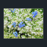 Lily of the valley postcard<br><div class="desc">Lily of the valley and forget Me Not</div>
