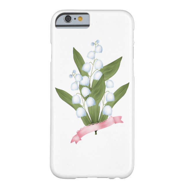 Lily of the valley, retro Case-Mate iPhone case (Back)