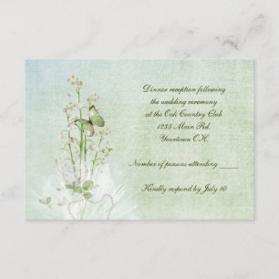 Lily of the Valley RSVP Invitation