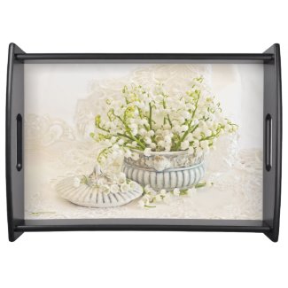 Lily Of The Valley Serving Tray