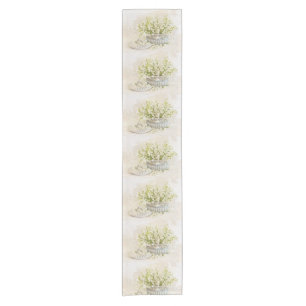 Lily Of The Valley Short Table Runner