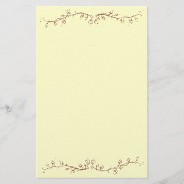 lily of the valley stationery (Front)