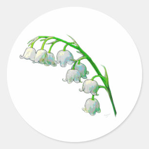 LILY OF THE VALLEY STICKER