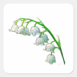 LILY OF THE VALLEY STICKER